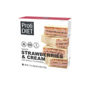 Proti Diet Coated Protein Wafer Bars, Strawberries & Cream Flavor, 7 Bars (CLEARANCE: Best by October 31, 2026)