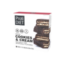 Proti Diet Coated Protein Wafer Bars, Cookies & Cream Flavor, 7 Bars (CLEARANCE: Best by September 30, 2026)