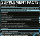 Nutrex Outrage Ultra Stim Pre-Work Out, 30 servings