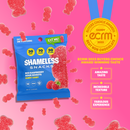 Shameless Snacks Gummy Candy - Red Raspberry Sour Scouts