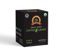 Alex's Low-Acid Organic Coffee™ Rise & Shine Coffee Steep Bags (Tea Bag Style)