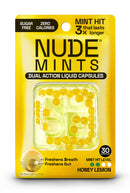 Breath + Gut Mints For Gut Healthy by NUDE - Honey Lemon