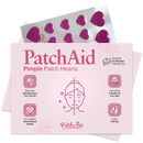 Pimple Patch Hearts – 72 Hydrocolloid Patches in 2 Heart Sizes with Tea Tree Oil
