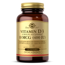Solgar Vitamin D3 (Cholecalciferol) 10mcg (400 IU) Softgels