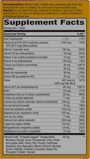 Nature's Way Alive! Once Daily Ultra Potency Complete Multivitamin, Women's 60 tablets (CLEARANCE: best by October 31, 2026)