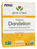 NOW Dandelion Cleansing Herbal Tea 24 bags