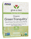 NOW Green Tranquility™ Tea, Organic - 24 Tea Bags