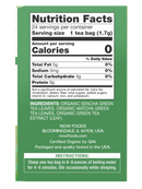 NOW Green Kick, Sencha and Matcha Green Tea Bags 24 tea bags