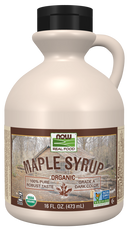 NOW Organic Grade A Maple Syrup, 16 fl oz