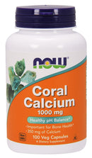 NOW Coral Calcium, 1000mg - 100 veg capsules