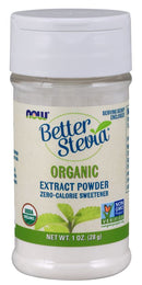 NOW Better Stevia Extract Powder, Organic