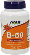 NOW Vitamin B-50 Veg Capsules
