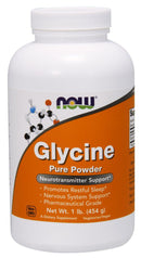 NOW Glycine Pure Powder - 1 lb.