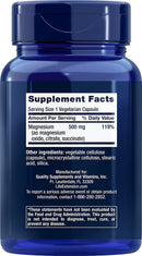Life Extension Magnesium Caps 100 vegetarian caps 