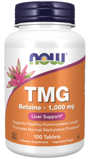 NOW TMG Betaine 1,000 mg - 100 Tablets